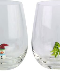 9137 GLASSES JOLLY CHRISTMAS S/6